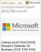Licena anual Cloud [CSP NCE] Microsoft Defender for Business (NCE COM ANN) Anual  (Figura somente ilustrativa, no representa o produto real)
