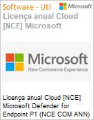 Licena anual Cloud [CSP NCE] Microsoft Defender for Endpoint P1 (NCE COM ANN) Anual  (Figura somente ilustrativa, no representa o produto real)