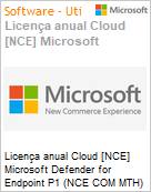 Licena anual Cloud [CSP NCE] Microsoft Defender for Endpoint P1 (NCE COM MTH) Anual - 12 meses  (Figura somente ilustrativa, no representa o produto real)