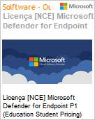 Licena [NCE] Microsoft Defender for Endpoint P1 [Educacional] (Education Student Pricing) (NCE EDU MTH) Monthly - Monthly  (Figura somente ilustrativa, no representa o produto real)