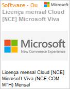 Licena mensal Cloud [CSP NCE] Microsoft Viva (NCE COM MTH) Mensal  (Figura somente ilustrativa, no representa o produto real)
