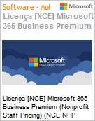 Licena [NCE] Microsoft 365 Business Premium (Nonprofit Staff Pricing) (NCE NFP ANN) Annual - Annual  (Figura somente ilustrativa, no representa o produto real)