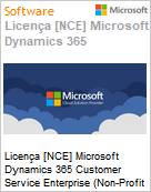 Licença [NCE] Microsoft Dynamics 365 Customer Service Enterprise (Non-Profit Pricing) (NCE NFP MTH) Monthly - Annual  (Figura somente ilustrativa, não representa o produto real)