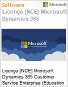 Licença [NCE] Microsoft Dynamics 365 Customer Service Enterprise [Educacional] (Education Faculty Pricing) (NCE EDU MTH) Monthly - Monthly  (Figura somente ilustrativa, não representa o produto real)