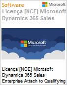 Licença [NCE] Microsoft Dynamics 365 Sales Enterprise Attach to Qualifying Dynamics 365 Base Offer (Non-Profit Pricing) (NCE NFP ANN) Annual - Annual (Figura somente ilustrativa, não representa o produto real)