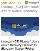 Licena [NCE] Microsoft Azure Active Directory Premium P2 [Educacional] (Education Student Pricing) (NCE EDU ANN) Annual - Annual  (Figura somente ilustrativa, no representa o produto real)