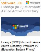 Licena [NCE] Microsoft Azure Active Directory Premium P2 [Educacional] (Education Student Pricing) (NCE EDU MTH) Monthly - Annual  (Figura somente ilustrativa, no representa o produto real)