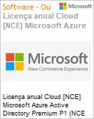 Licena anual Cloud [CSP NCE] Microsoft Azure Active Directory Premium P1 (NCE COM MTH) Anual - 12 meses  (Figura somente ilustrativa, no representa o produto real)