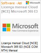 Licena mensal Cloud [CSP NCE] Microsoft 365 E3 (NCE COM MTH) Mensal  (Figura somente ilustrativa, no representa o produto real)