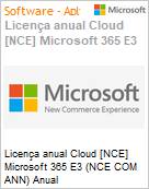 Licena anual [CSP NCE] Microsoft 365 E3 (NCE COM ANN) Anual  (Figura somente ilustrativa, no representa o produto real)