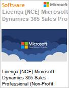 Licena [NCE] Microsoft Dynamics 365 Sales Professional (Non-Profit Pricing) (NCE NFP MTH) Monthly - Annual  (Figura somente ilustrativa, no representa o produto real)