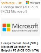 Licena mensal Cloud [CSP NCE] Microsoft Defender for Endpoint P2 (NCE COM MTH) Mensal  (Figura somente ilustrativa, no representa o produto real)