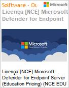 Licena [NCE] Microsoft Defender for Endpoint Server [Educacional] (Education Pricing) (NCE EDU MTH) Monthly - Annual  (Figura somente ilustrativa, no representa o produto real)