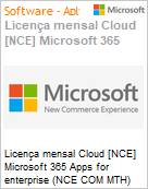 Licena mensal Cloud [CSP NCE] Microsoft 365 Apps for enterprise (NCE COM MTH) Mensal  (Figura somente ilustrativa, no representa o produto real)
