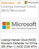 Licena mensal Cloud [CSP NCE] Microsoft Defender for Office 365 (Plan 1) (NCE COM MTH) Mensal  (Figura somente ilustrativa, no representa o produto real)