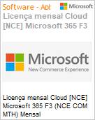 Licena mensal Cloud [CSP NCE] Microsoft 365 F3 (NCE COM MTH) Mensal  (Figura somente ilustrativa, no representa o produto real)