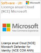 Licena anual Cloud [CSP NCE] Microsoft Defender for Identity (NCE COM ANN) Anual  (Figura somente ilustrativa, no representa o produto real)