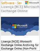 Licena [NCE] Microsoft Exchange Online Archiving for Exchange Online (Non-Profit Pricing) (NCE NFP MTH) Monthly - Monthly  (Figura somente ilustrativa, no representa o produto real)