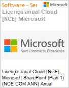 Licena anual Cloud [CSP NCE] Microsoft SharePoint P1 (Plan 1) (NCE COM ANN) Anual  (Figura somente ilustrativa, no representa o produto real)