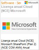 Licena anual Cloud [CSP NCE] Microsoft SharePoint P2 (Plan 2) (NCE COM ANN) Anual  (Figura somente ilustrativa, no representa o produto real)