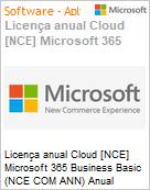 Licena anual Cloud [CSP NCE] Microsoft 365 Business Basic (NCE COM ANN) Anual  (Figura somente ilustrativa, no representa o produto real)