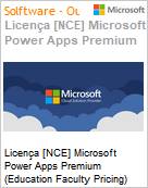 Licena [NCE] Microsoft Power Apps Premium [Educacional] (Education Faculty Pricing) (NCE EDU MTH) Monthly - Annual  (Figura somente ilustrativa, no representa o produto real)