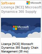 Licena [NCE] Microsoft Dynamics 365 Supply Chain Management (36 mo) (Non-Profit Pricing) (NCE NFP MTH) Monthly - Annual (3Y)  (Figura somente ilustrativa, no representa o produto real)