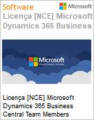 Licena [NCE] Microsoft Dynamics 365 Business Central Team Members (Non-Profit Pricing) (NCE NFP MTH) Monthly - Monthly  (Figura somente ilustrativa, no representa o produto real)