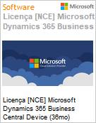 Licena [NCE] Microsoft Dynamics 365 Business Central Device (36mo) (Non-Profit Pricing) (NCE NFP MTH) Monthly - Monthly  (Figura somente ilustrativa, no representa o produto real)