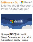 Licena [NCE] Microsoft Power Automate per user plan [Educacional] (Education Faculty Pricing) (NCE EDU MTH) Monthly - Monthly  (Figura somente ilustrativa, no representa o produto real)