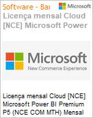 Licena mensal Cloud [CSP NCE] Microsoft Power BI Premium P5 (NCE COM MTH) Mensal  (Figura somente ilustrativa, no representa o produto real)