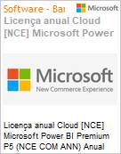 Licena anual Cloud [CSP NCE] Microsoft Power BI Premium P5 (NCE COM ANN) Anual  (Figura somente ilustrativa, no representa o produto real)