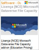 Licena [NCE] Microsoft Dataverse File Capacity add-on [Educacional] (Education Pricing) (NCE EDU MTH) Monthly - Annual  (Figura somente ilustrativa, no representa o produto real)