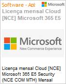 Licena mensal Cloud [CSP NCE] Microsoft 365 E5 Security (NCE COM MTH) Mensal  (Figura somente ilustrativa, no representa o produto real)