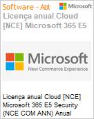 Licena anual Cloud [CSP NCE] Microsoft 365 E5 Security (NCE COM ANN) Anual  (Figura somente ilustrativa, no representa o produto real)