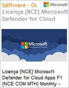 Licena [NCE] Microsoft Defender for Cloud Apps F1 (NCE COM MTH) Monthly - Annual  (Figura somente ilustrativa, no representa o produto real)