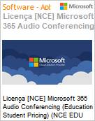 Licena [NCE] Microsoft 365 Audio Conferencing [Educacional] (Education Student Pricing) (NCE EDU ANN) Annual - Annual  (Figura somente ilustrativa, no representa o produto real)