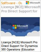 Licena [NCE] Microsoft Pro Direct Support for Dynamics 365 Operations [Educacional] (Education Student Pricing) (NCE EDU MTH) Monthly - Monthly (Figura somente ilustrativa, no representa o produto real)