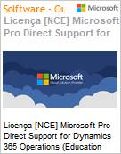 Licena [NCE] Microsoft Pro Direct Support for Dynamics 365 Operations [Educacional] (Education Student Pricing) (NCE EDU MTH) Monthly - Annual (Figura somente ilustrativa, no representa o produto real)