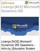 Licena [NCE] Microsoft Dynamics 365 Operations - Activity [Educacional] (Education Student Pricing) (NCE EDU MTH) Monthly - Annual  (Figura somente ilustrativa, no representa o produto real)