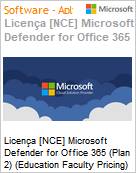 Licena [NCE] Microsoft Defender for Office 365 (Plan 2) [Educacional] (Education Faculty Pricing) (NCE EDU MTH) Monthly - Monthly  (Figura somente ilustrativa, no representa o produto real)