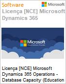 Licena [NCE] Microsoft Dynamics 365 Operations - Database Capacity [Educacional] (Education Pricing) (NCE EDU MTH) Monthly - Annual  (Figura somente ilustrativa, no representa o produto real)