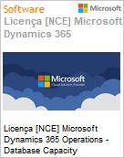 Licença [NCE] Microsoft Dynamics 365 Operations - Database Capacity (Non-Profit Pricing) (NCE NFP MTH) Monthly - Annual  (Figura somente ilustrativa, não representa o produto real)