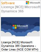 Licena [NCE] Microsoft Dynamics 365 Operations - Order Lines (NCE COM MTH) Monthly - Monthly  (Figura somente ilustrativa, no representa o produto real)