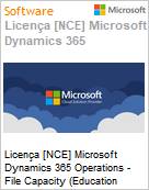 Licena [NCE] Microsoft Dynamics 365 Operations - File Capacity [Educacional] (Education Pricing) (NCE EDU MTH) Monthly - Monthly  (Figura somente ilustrativa, no representa o produto real)