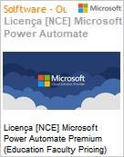 Licena [NCE] Microsoft Power Automate Premium [Educacional] (Education Faculty Pricing) (NCE EDU MTH) Monthly - Monthly  (Figura somente ilustrativa, no representa o produto real)