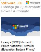 Licena [NCE] Microsoft Power Automate Premium [Educacional] (Education Student Pricing) (NCE EDU MTH) Monthly - Annual  (Figura somente ilustrativa, no representa o produto real)
