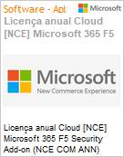 Licena anual Cloud [CSP NCE] Microsoft 365 F5 Security Add-on (NCE COM ANN) Anual  (Figura somente ilustrativa, no representa o produto real)