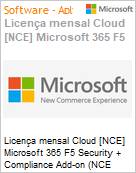 Licena mensal Cloud [CSP NCE] Microsoft 365 F5 Security + Compliance Add-on (NCE COM MTH) Mensal  (Figura somente ilustrativa, no representa o produto real)