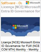Licena [NCE] Microsoft Entra ID Governance for FLW (NCE COM MTH) Monthly - Monthly  (Figura somente ilustrativa, no representa o produto real)